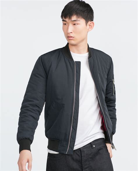 zara bomber jacket men's.